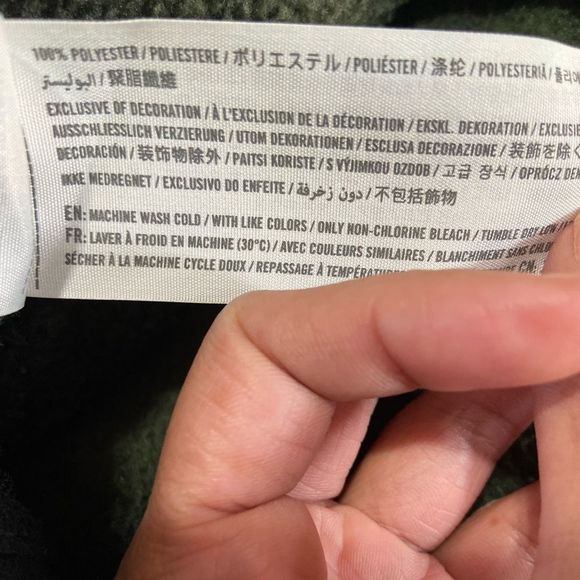 Abercrombie & Fitch Camouflage Sherpa Fleece Jacket - Picture 12 of 16